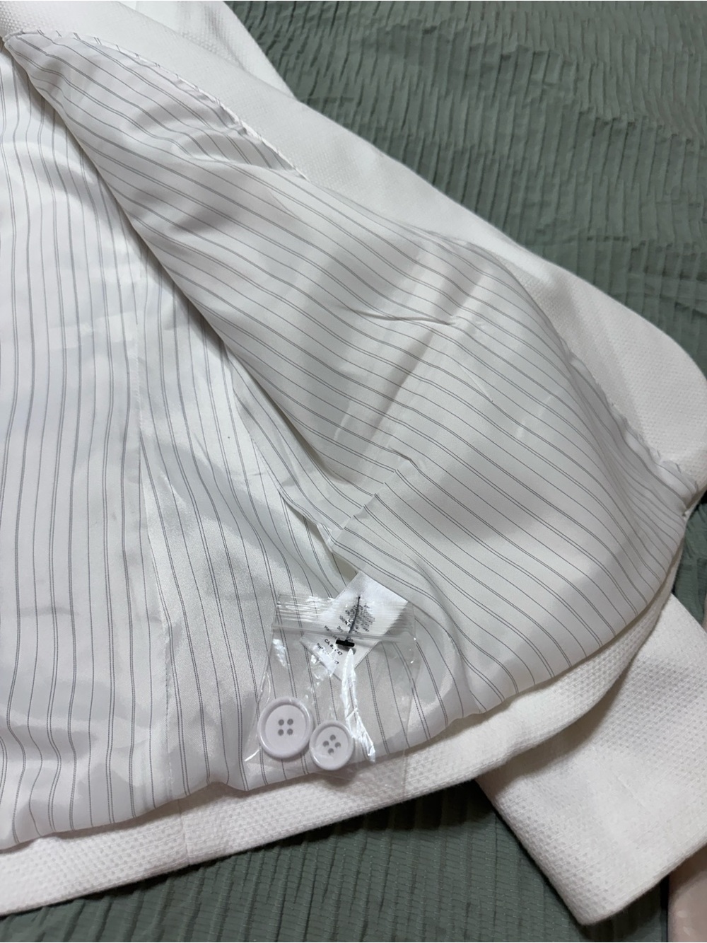 Talbots White Women's Pant Suit - Picture 5 of 5